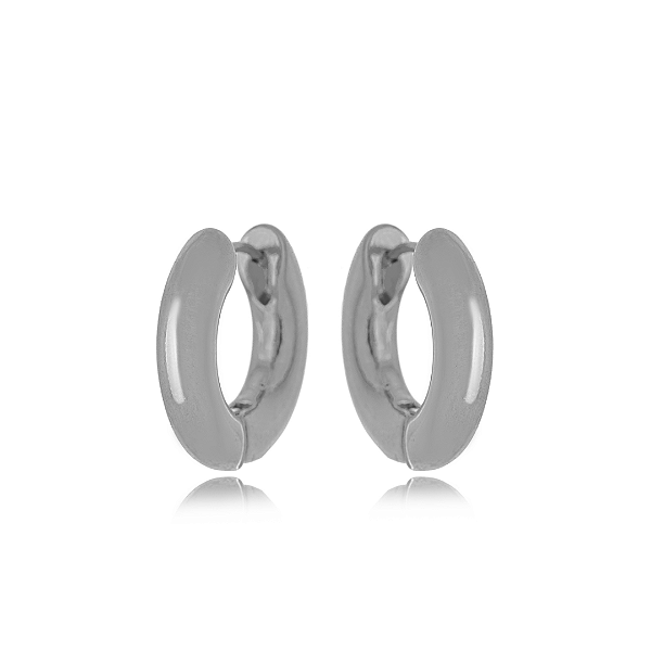 Brinco Dupla Elegância Prateado