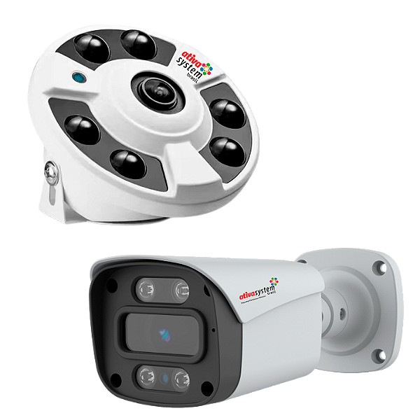 Câmera 5 Megapixels Onvif IP POE H265