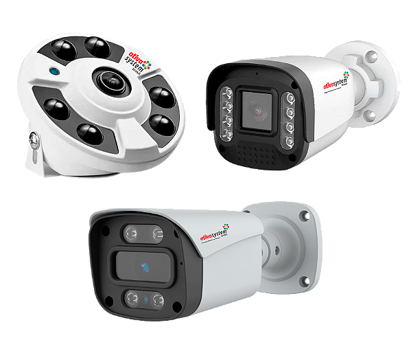 Câmera 8 Megapixels Onvif IP POE H265
