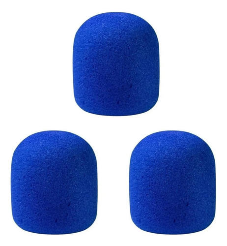 Kit 3 Espumas Para Microfone De Mão Sm58 Espuma