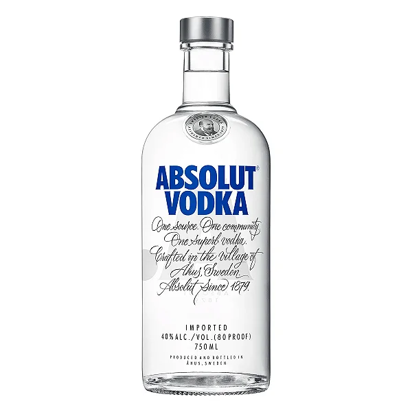 Vodka Absolut Tradicional - 1 Litro