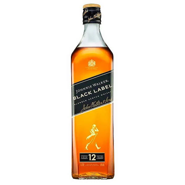 Whisky Johnnie Walker Black Label 12 Anos - 1 Litro