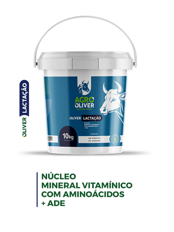 Oliver Lactação - Núcleo Mineral Vitamínico com Aminoácidos mais ADE