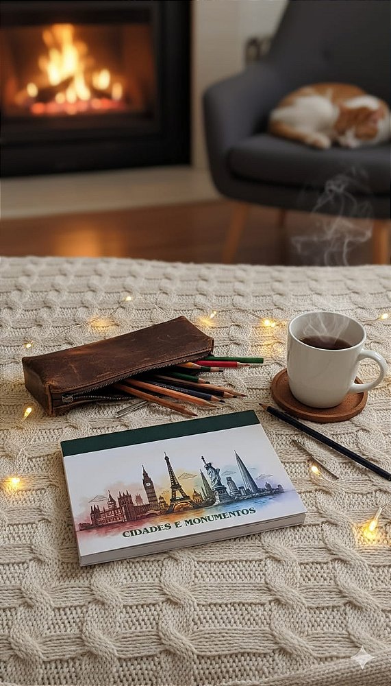 Livro de Colorir - Cidades e Monumentos