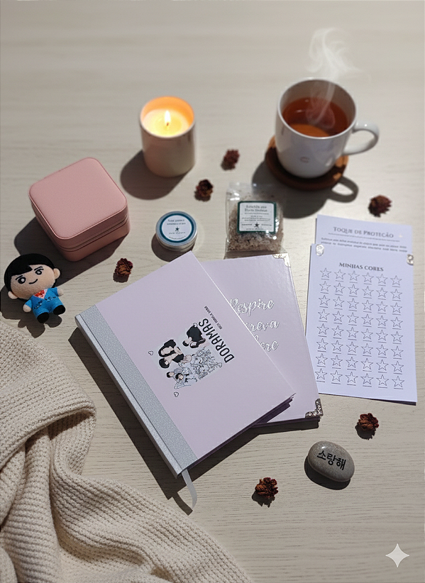 Kit Leveza - Um respiro embalado em rosa e prata