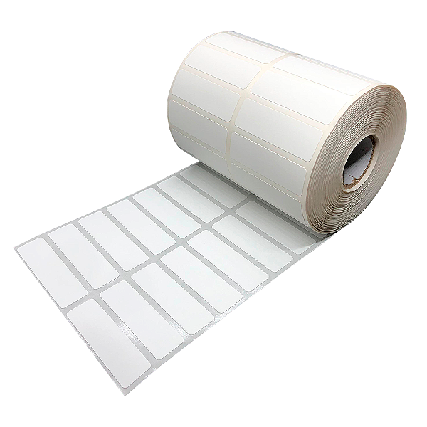 Rolo Etiqueta 50X15mm 2 Colunas Couchê Adesiva 3444UN (31M)