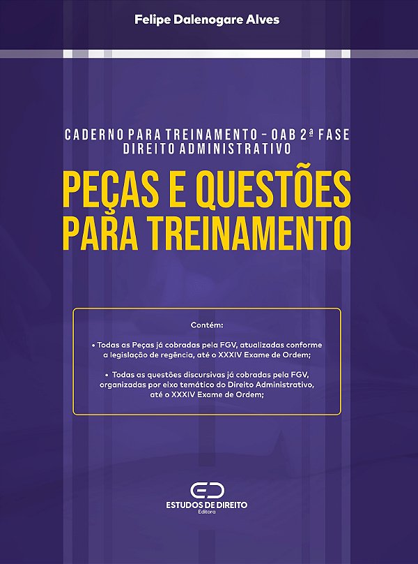 Caderno para Treinamento - OAB 2ª Fase - Direito Administrativo