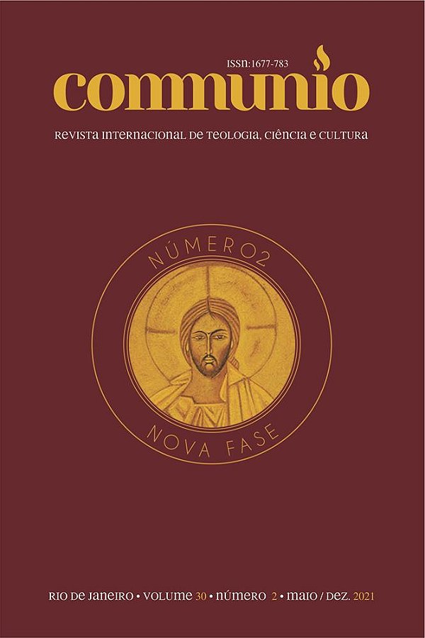 COMMUNIO Internacional de Teologia, Ciência e Cultura Nova Fase 2
