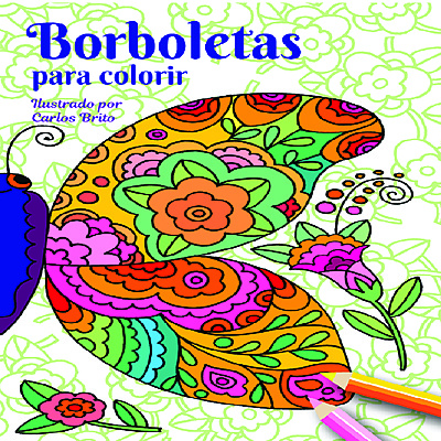 Borboletas para colorir