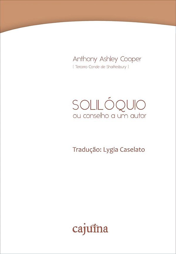 Solilóquio ou conselho a um autor