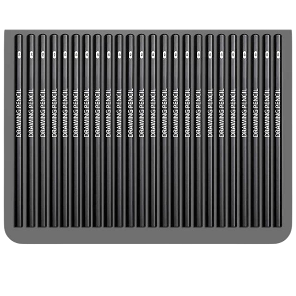KIT 24 LAPIS PRETO HB CARVAO GRAFITE PINTURA PROFISSIONAL