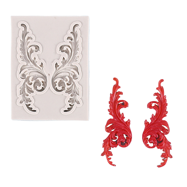 Molde Silicone Enfeite Cacho Uva Parreira Fondant Biscuit