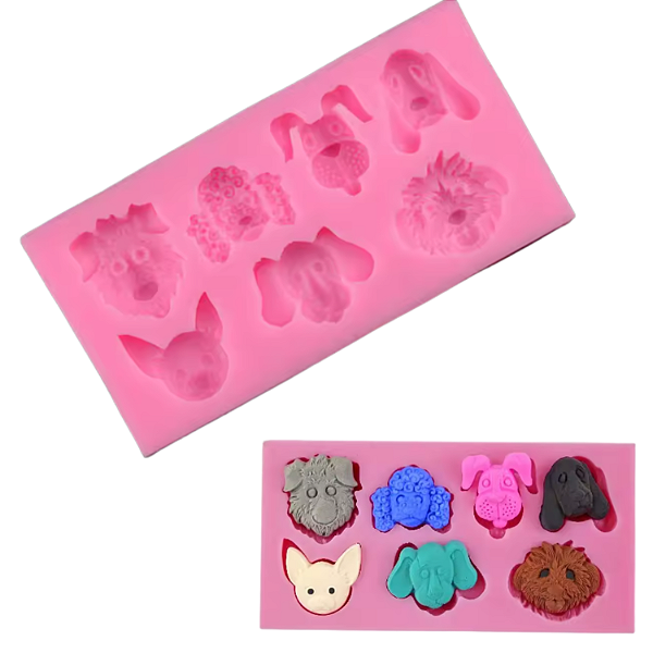 Molde Silicone Cachorrinho  Cachorro Pet 3d Cao Dog Poodle