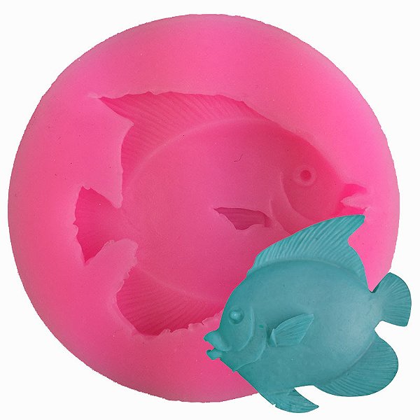 Molde Silicone Peixe Peixinho Dori Fondant Biscuit Resina