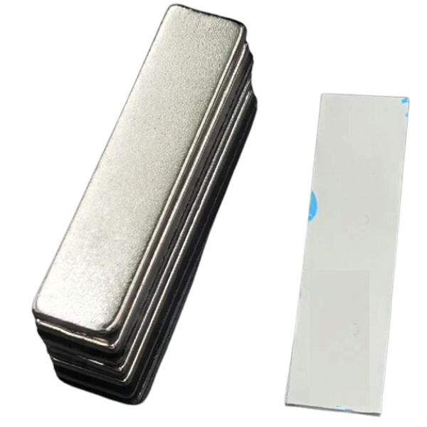 IMA NEODIMIO RETANGULAR SUPER FORTE 40X10X2MM N35 KIT 05 PÇS