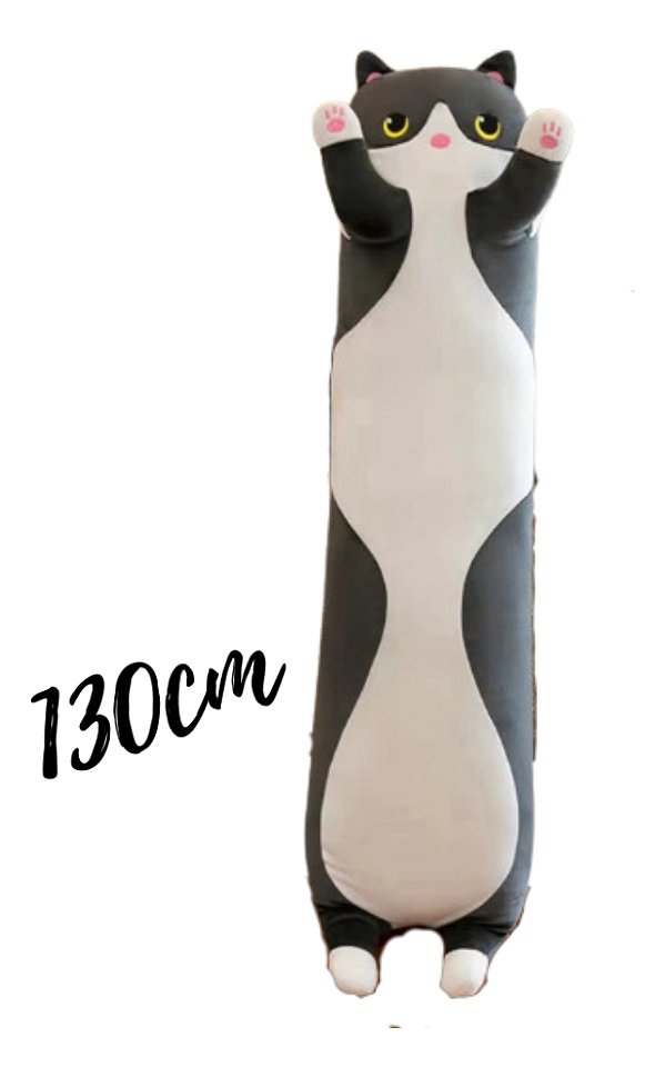 Almofada Gato Gatinho Xuxão Pelucia 130cm Presente Crianças