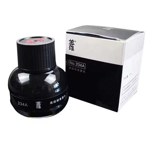 TINTA NANQUIM RECARGA CANETA TINTEIRO 70ML COR PRETA
