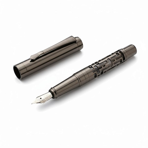 CANETA TINTEIRO METAL PENA 0,5MM  SOFISTICADA ELEGANTE LUXO