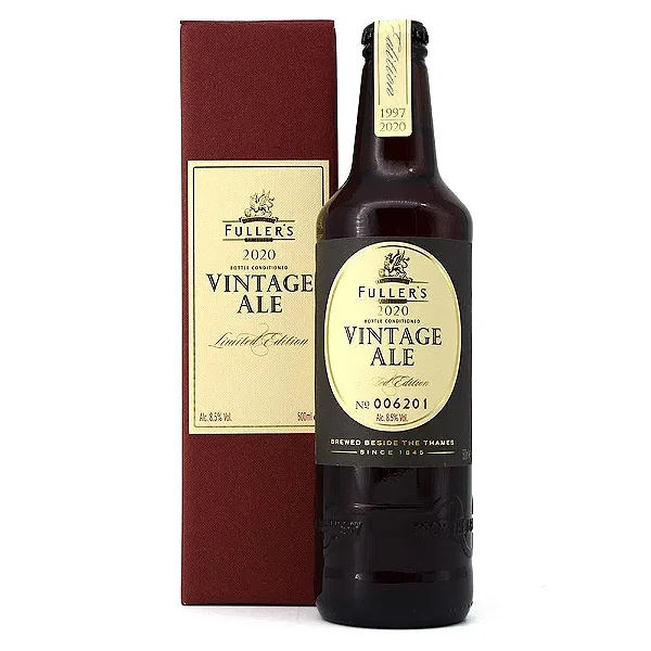 Cerveja Fuller's Vintage Ale 2020, garrafa 500ml