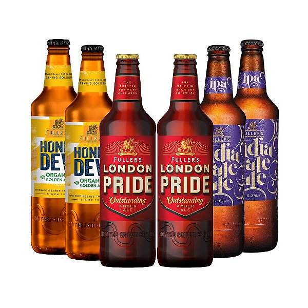 Combo Cervejas Fuller's - Trio Clássico Inglês (6 garrafas 500ml)