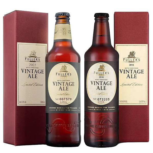 Combo 2 Cervejas Fuller's Vintage Ale (2022+2016)