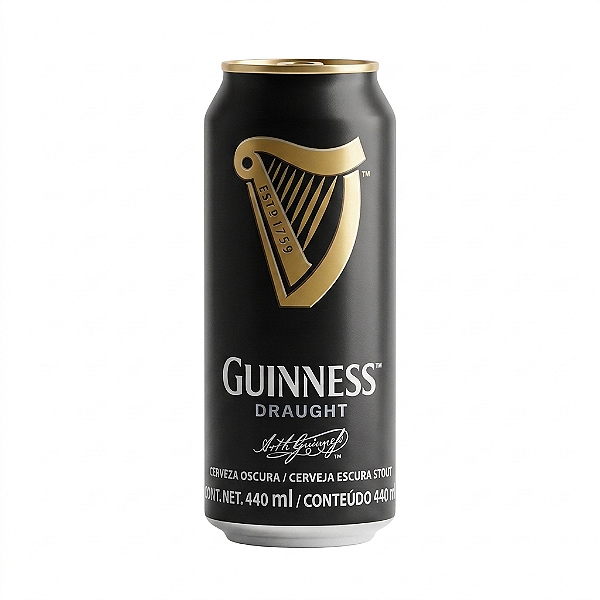 Cerveja Guinness Draught, lata 440ml