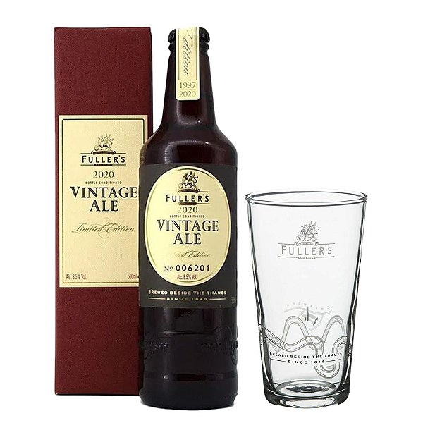 Kit Cerveja Fuller's Vintage Ale 2020 + Copo