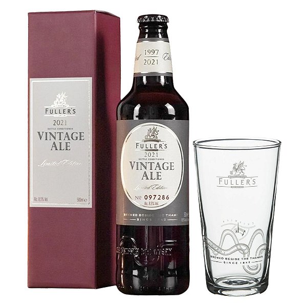 Kit Cerveja Fuller's Vintage Ale 2021 + Copo