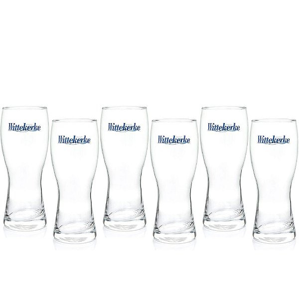 Pack com 6 Copos Wittekerke Wit 250ml