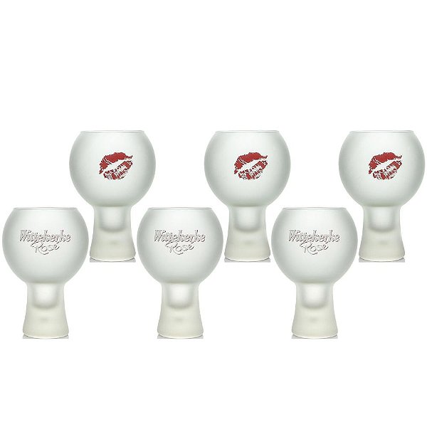 Pack com 6 Copos Wittekerke Rosé 250ml
