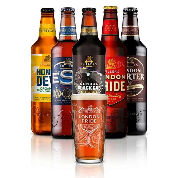 Combo Fuller's, 5 Cervejas + Copo London Pride