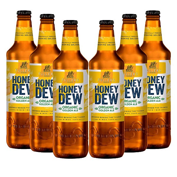 Cerveja Fuller's Honey Dew, pack com 6 garrafas 500ml