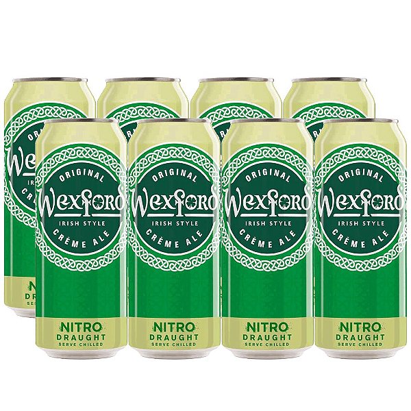 Cerveja Wexford Irish Ale, Pack c/ 8 latas 440ml