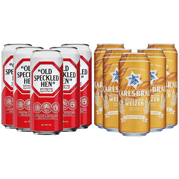 Combo 10 Cervejas (Old Speckled, Karlsbrau Weizen)