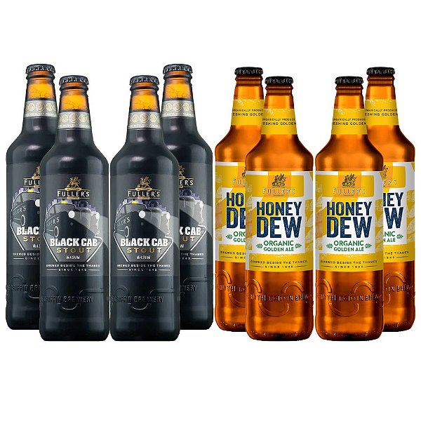 Combo Fuller's, 8 Cervejas 500ml