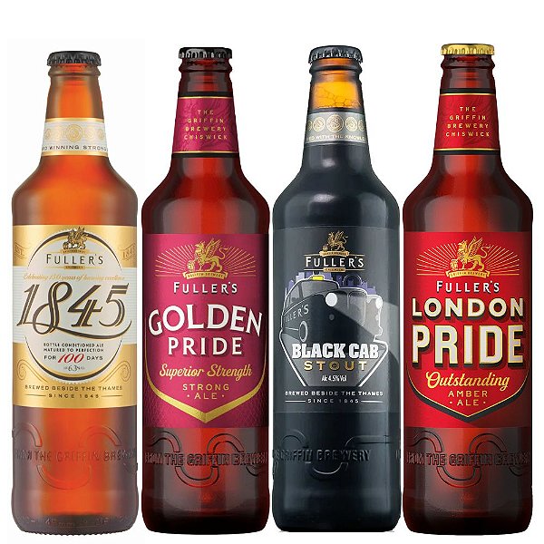 Combo Fuller's 4 Cervejas — London Pride, Golden Pride, 1845 & Black Cab
