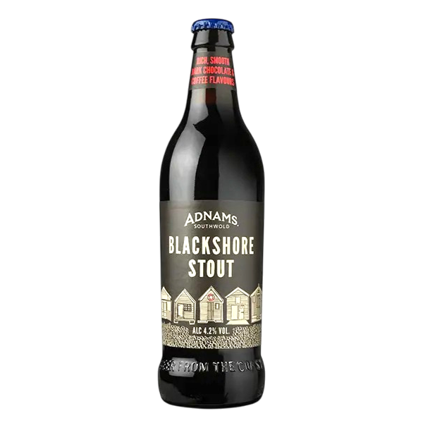 Cerveja Adnam's Blackshore Stout - garrafa 500ml
