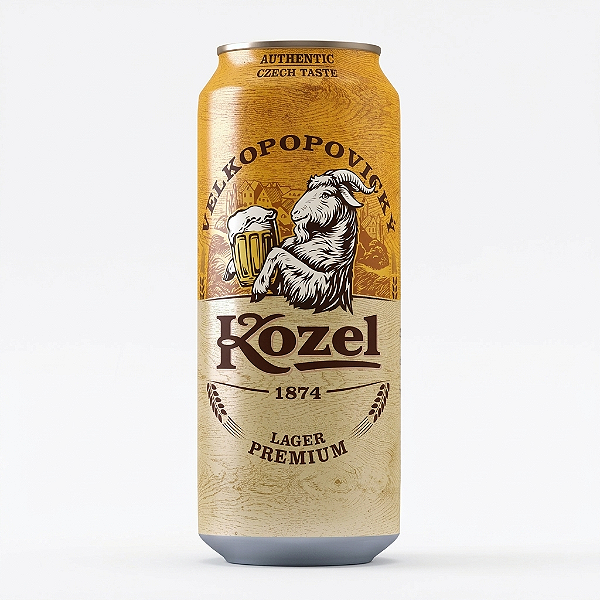 Cerveja Kozel Czech Pale Lager, lata 500ml