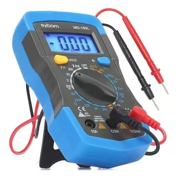 MULTIMETRO DIGITAL TELA LCD EXBOM MD-180L