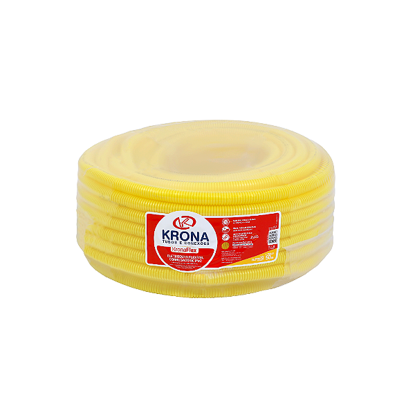 ELETRODUTO DE PVC FLEX CORRUGADO 20MM - 50 METROS KRONA