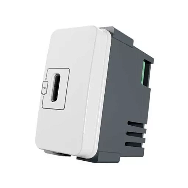 MODULO TOMADA CARREGADOR USB-C 2A-BIVOLT BR B3 (22401)