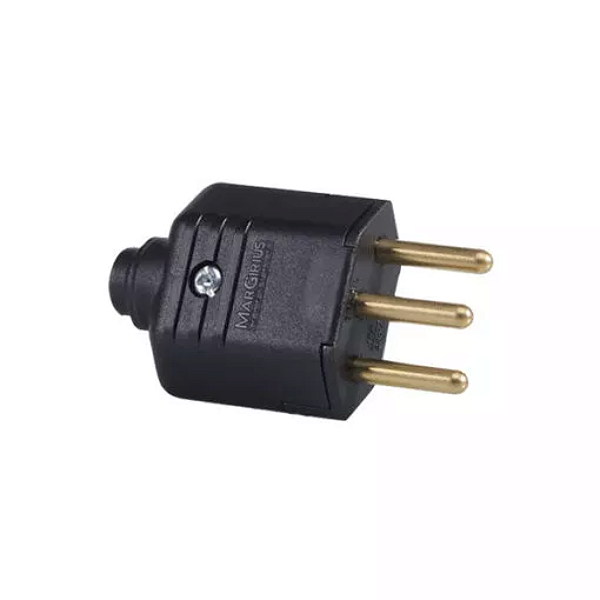 PLUGUE 1-3 PRETO (F) PLUGUE 2P+T 10A (12686)