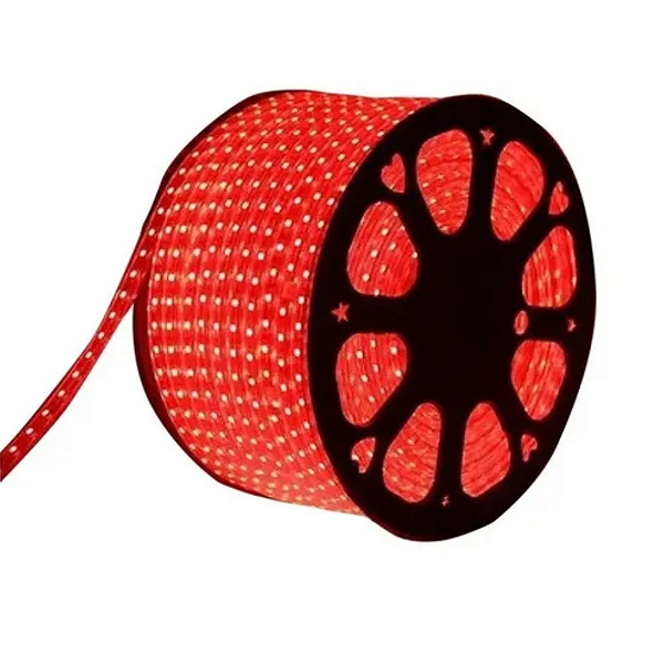 FITA DE LED 2835 -  60LED/M - 720L/M - 7,2W/M  8MM 1METRO 220V VERMELHO