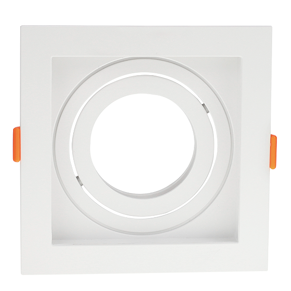 SPOT MR16 QUADRADO BRANCO NITROLUX