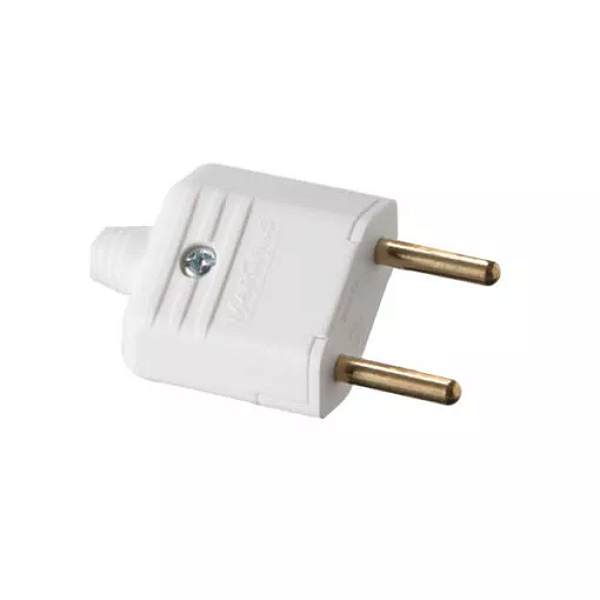 PLUGUE BRANCO  2P 10A 180G  MARGIRIUS