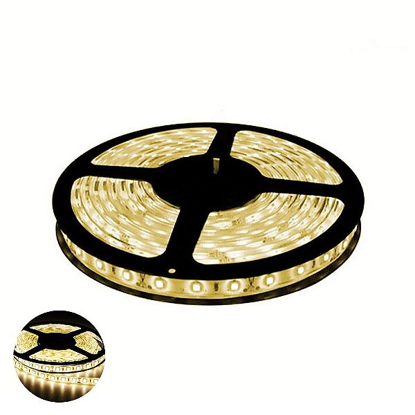FITA DE LED AMARELA  5M 12V 5050-N