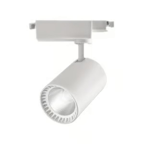 LED SOBREPOR SPOT P/ TRILHO REDONDO BR ALUMINIO 5W IR80 3000K 30890