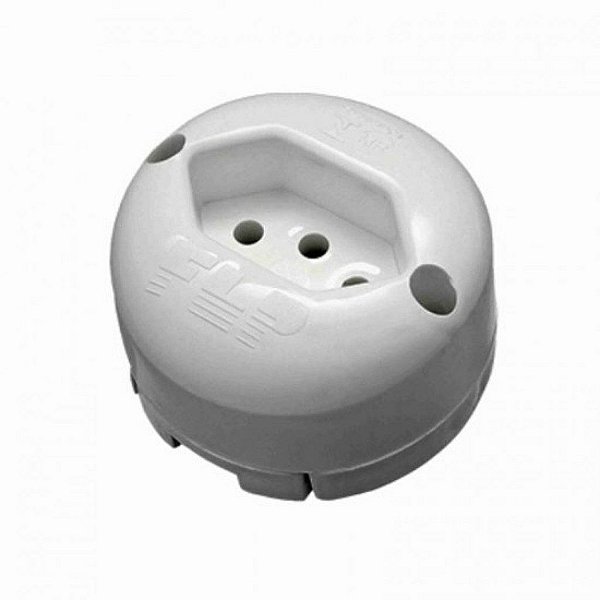 TOMADA EXTERNA 2P+T 10A BRANCA 53102