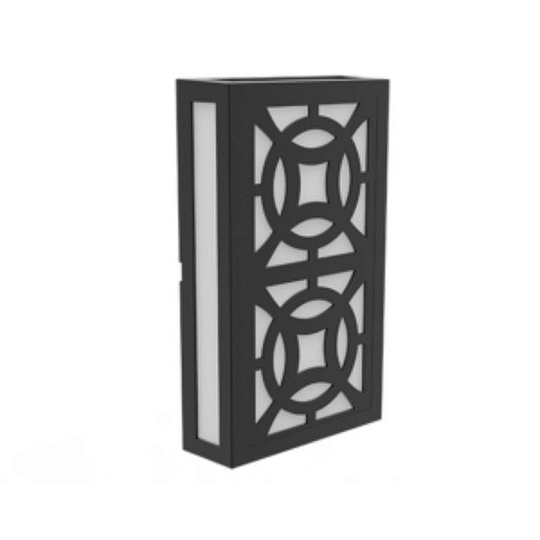 ARANDELA COBOGÓ CIRCOLO PRETA 3000K 12W BIVOLT AVANT