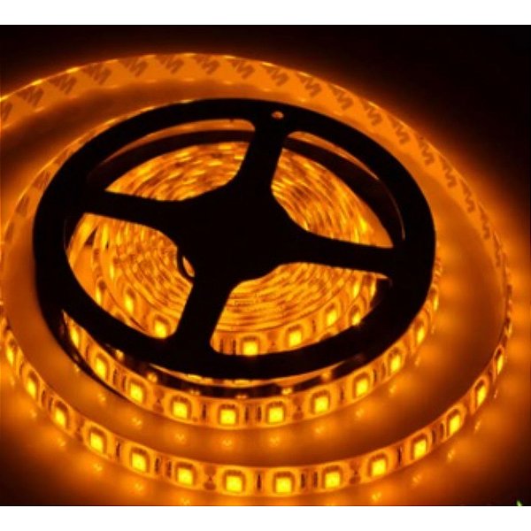FITA DE LED 5M AMARELA GOLD GOL-5050-5
